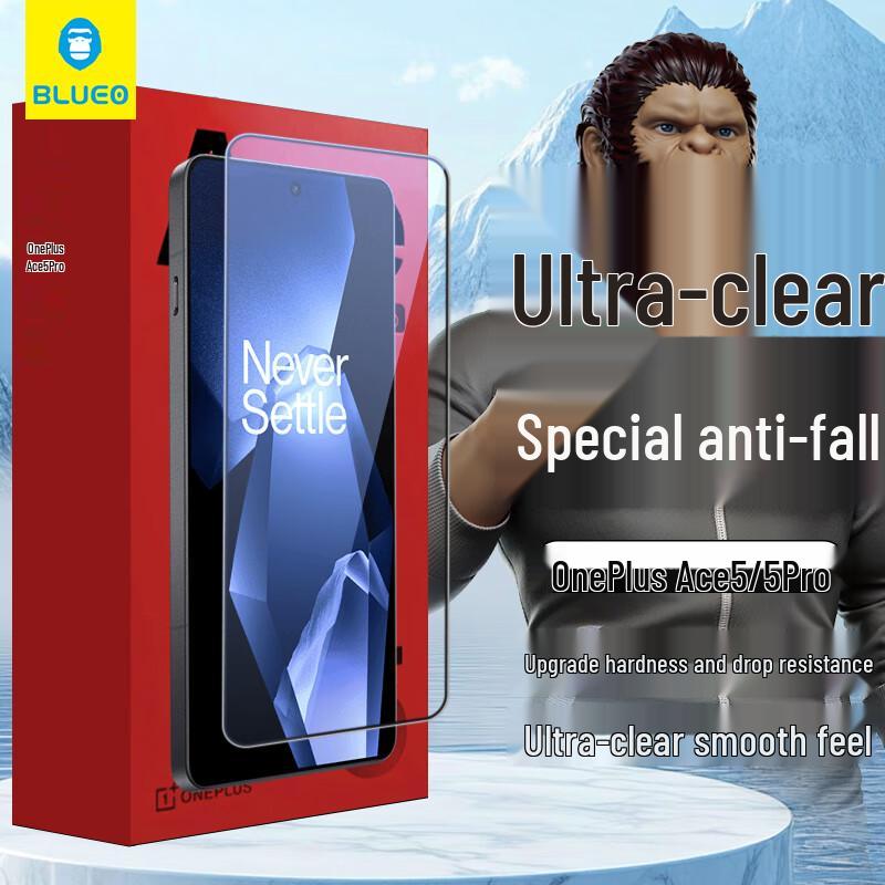 BLUEO Защитное стекло с полной покрывающей поверхностью для OnePlus Ace 5