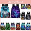Pattern Double Minecraft Sided Schoolbag Backpack Breathable Bag Gift Fashion