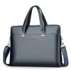 Men's Handbag Business Briefcase Crossbody Bag Soft PU Leather Computer Bag Casual Men's Bag
