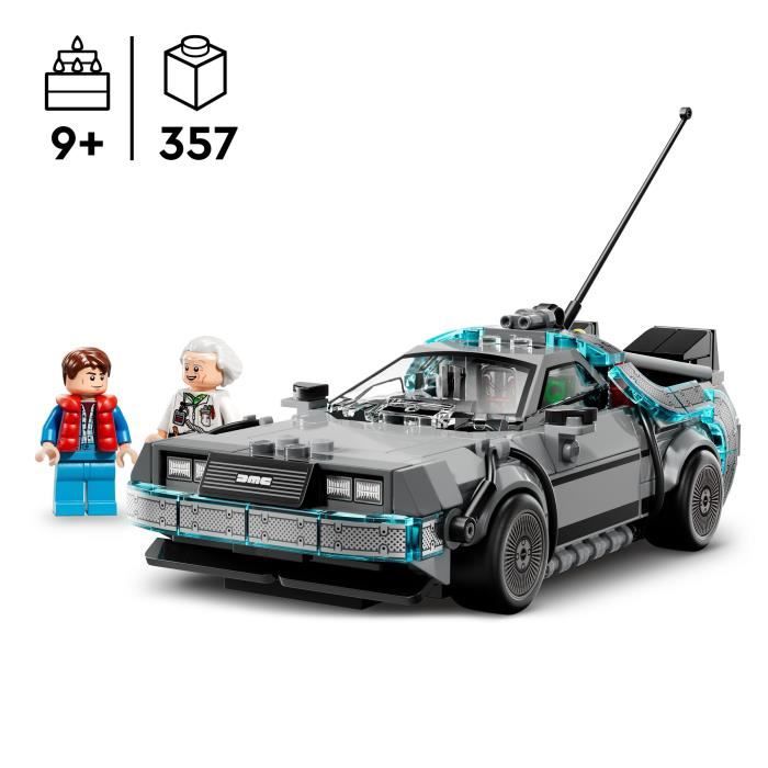 LEGO Speed Champions 77256 La Machine à Remonter le Temps de Retour vers le Futur - Jouet