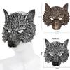 Soft PU Foam Wolf Head Mask Mysterious Animal Mask Werewolf Mask Costume Masquerade