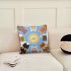 Cartoon Kitten Sun Cute cushion cover Pillow Cover Decoration Room Home Sofa living Office Car Nordic Simplicity