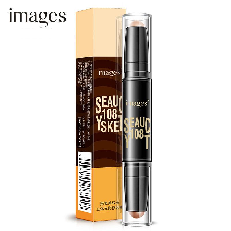 Double-Head Stereo Light and Shadow Concealer Stick Light and Long-lasting Concealer Cream