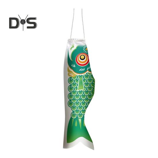 Японский карповый ветроуказатель, наружный подвесной воздушный змей с рыбным флагом, ветроуказатель Koinobori для суши-бара, ресторана, садовой террасы, декора