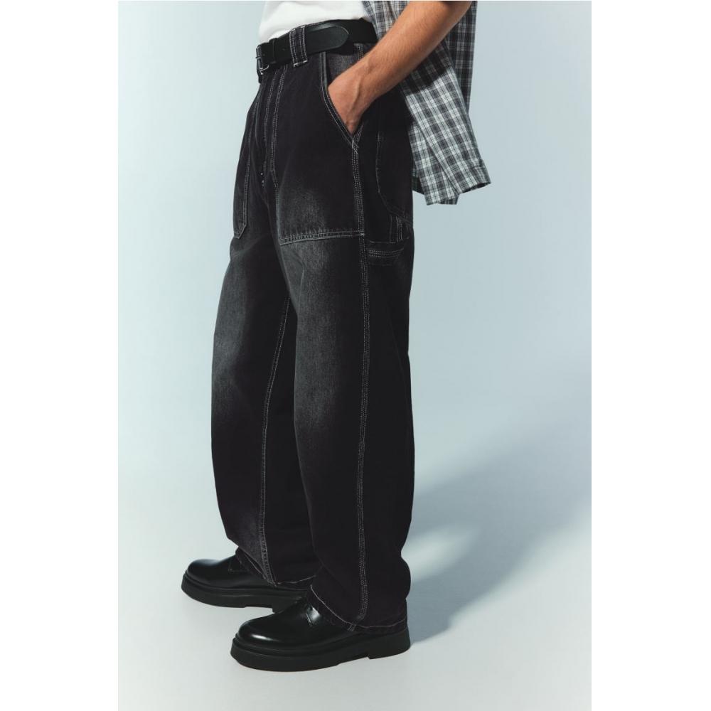 Джинсы HM Carpenter Baggy, черные