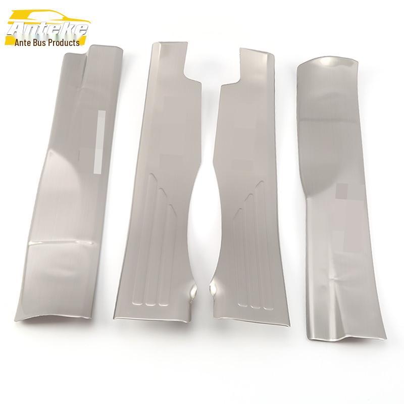 Накладки на пороги из нержавеющей стали против царапин и наклейки на педали приветствия для Peugeot 508