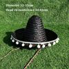 Mexican Style Wide Brim Hats Colorful Men Women Summer Hats  for Halloween Party