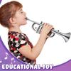 Simulated Musical Kids Saxophone Toy Silver Gold Simulation Clarinet Toy  Play House