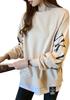 Layered Long Loose Sleeve Oversized Pullover Fake Long Training Korean [Airby] Layered, Look, Loose, T-shirt, Sweatshirt, Fit, Logo, Top, Women's,