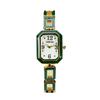 Подарочный набор Подарочные женские часы и браслет Подарочная упаковка [TIME100] (зеленый)