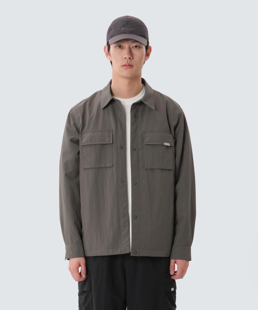 Куртка-рубашка Snowpeak Apparel Cample (S25Smcsh10) Темный хаки