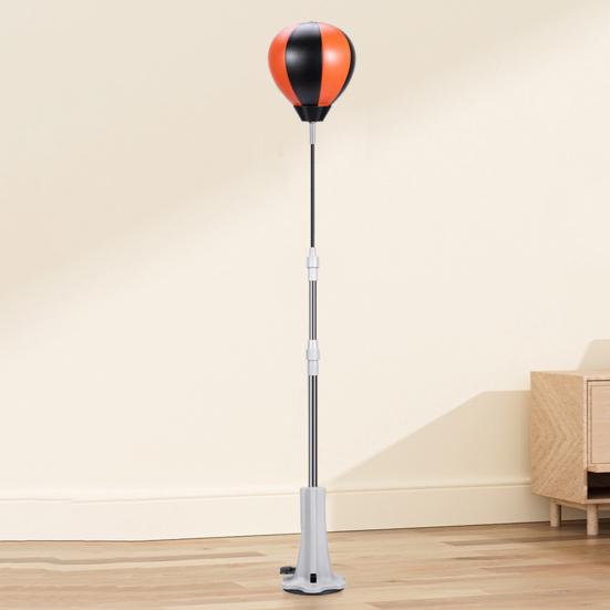 Punching Bag with Stand Height Adjustable Boxing Reaction Speed Training Ball Indoor Vertical Kids Adults Boxing Reaction Ball Home Gym Fitness