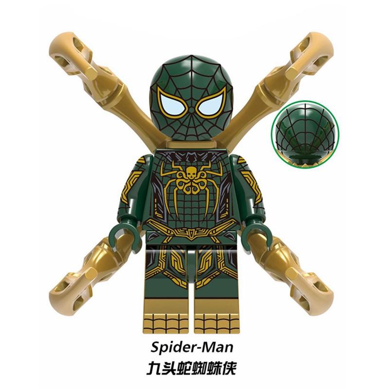 Minifigures Set Marvel Super Heroes Spider Man Far From Home Building Blocks Toys for Children
