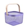 Прочное решение для хранения Корзина для пикника с ручкой Маленькая корзина с ручкой Корзина для покупок