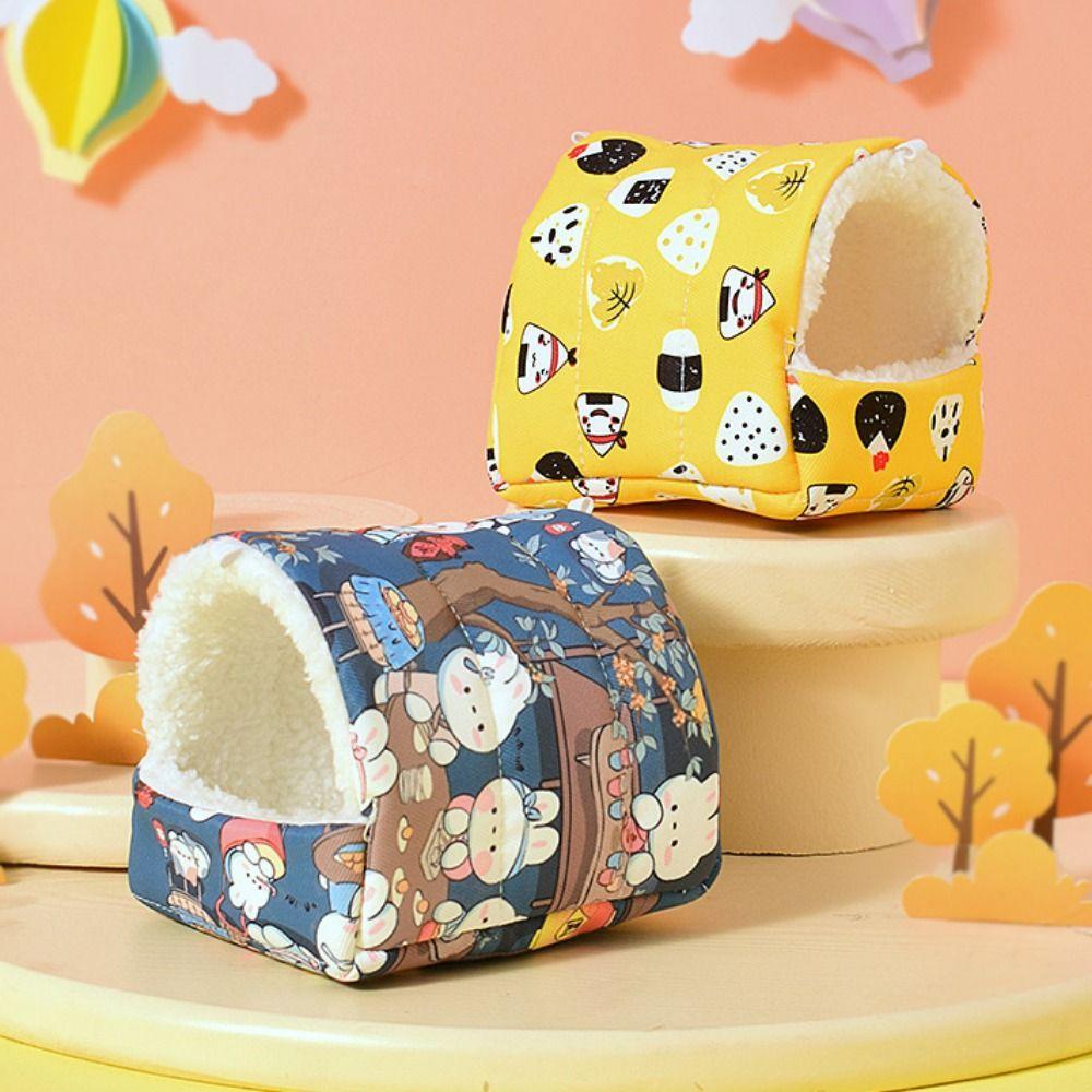 Cartoon Hamster Cotton Nest Thickened Ferret Hideouts For Hedgehog Ferret Golden Bear