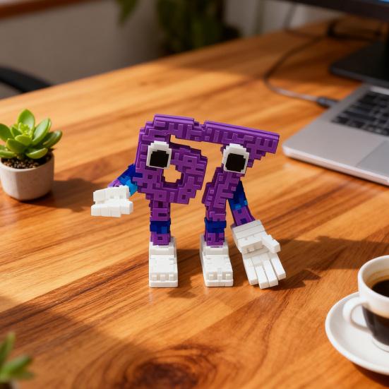 3D-печать 67 Фигурка Шесть Семь Коллекционная фигурка Мультяшный номер Украшение Орнамент для рабочего стола дома и офиса Подарок для фанатов