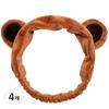 Iducare Hair Band, Brown Bear, 4 Pieces