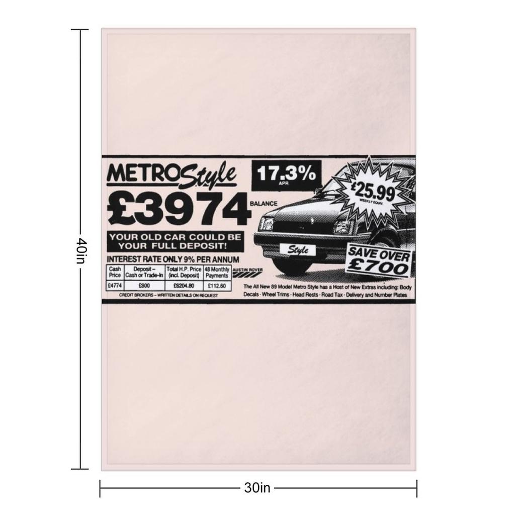 AUSTIN ROVER METRO Throw Blanket Thermal cosplay anime Picnic Large Blankets