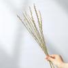 Wabi-Sabi Style Dried Flower Vase with Natural Reeds, Cattails, and Wheat (30-40cm)