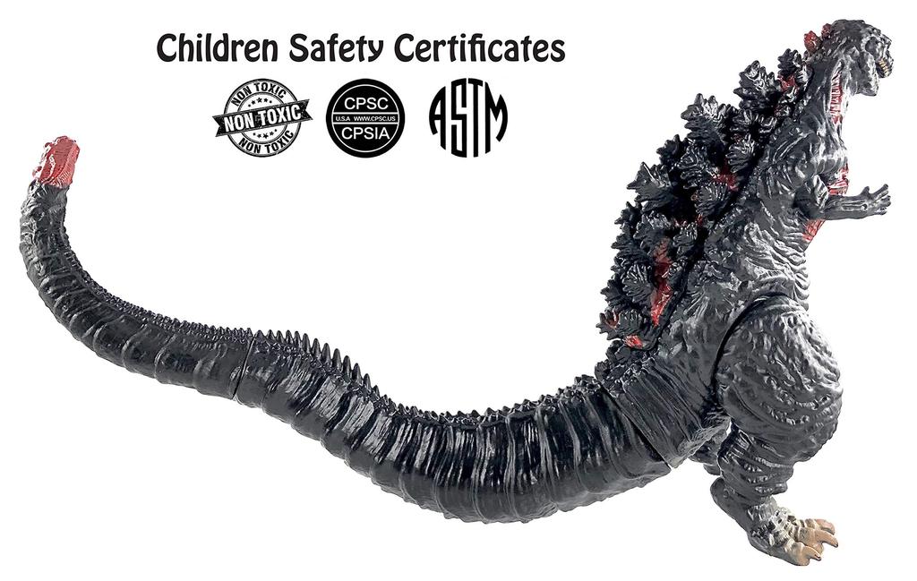 TwCare Legendary Shin Godzilla Movie Series Articulated Action Figure Soft Vinyl with Carry Bag