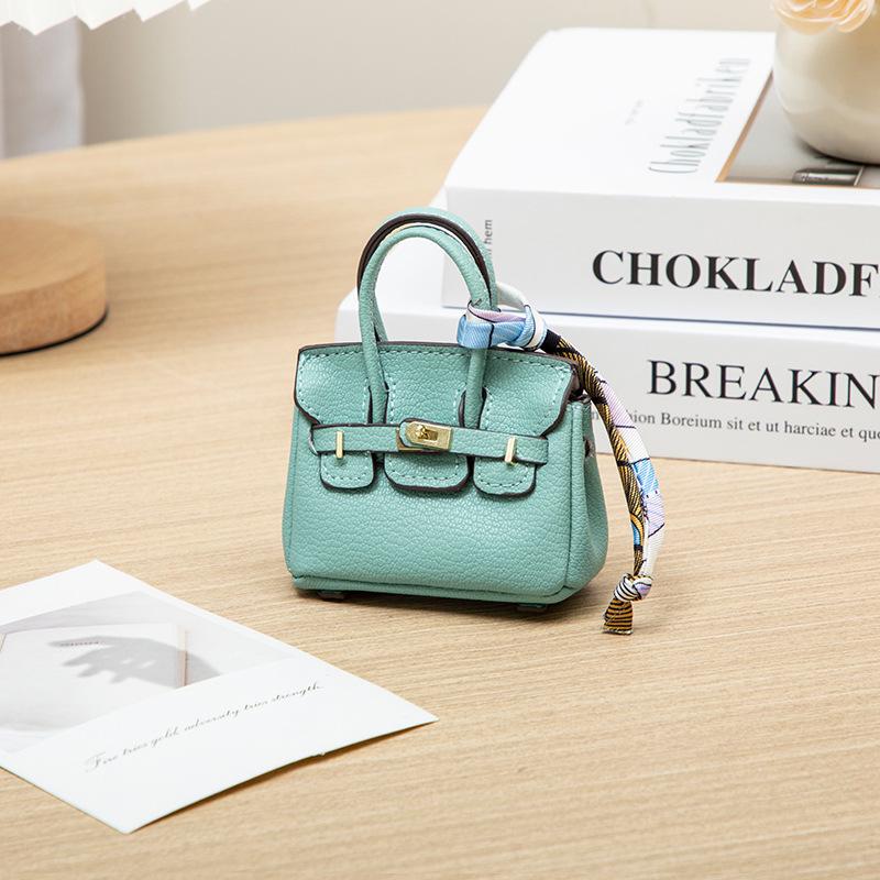 Платиновый мини-подвеска кошелек для монет и ключница - Креативный, милый шарм