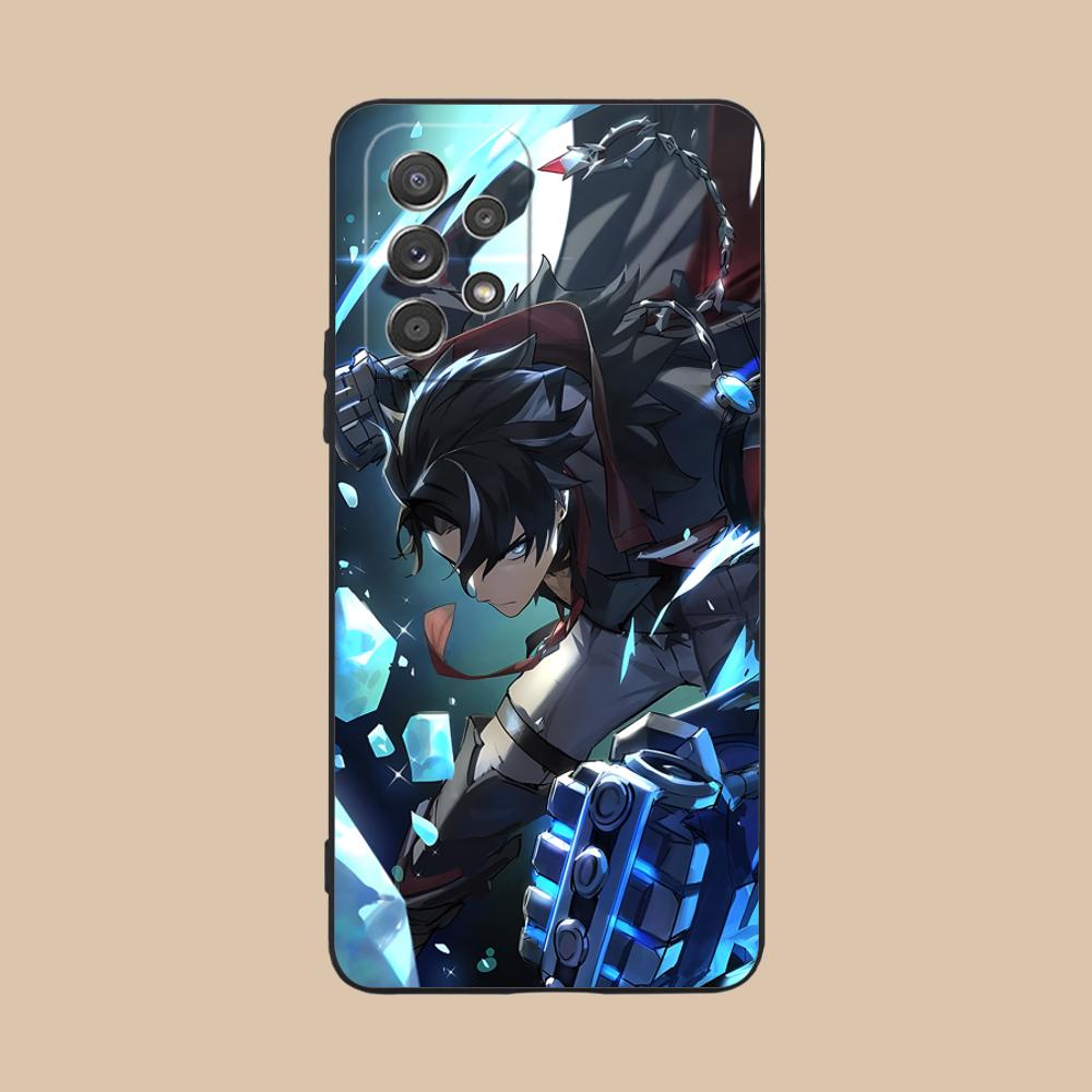 Игровой чехол GI Wriothesley Матовый ТПУ для мобильного телефона Samsung Galaxy M55 54 42 35 34 33 32 23 22 15 14 13 12 F55 5G Цветной чехол