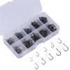 100Pcs/box High Quality Stainless Steel Carp Fishing Bait Sharpened Fish Hooks 10 Sizes Can Choose