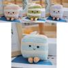 Triangle Plush Charming Cake Keychain Colorful Soft Toy For Sweet Girls Bags And