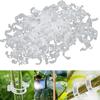 Secured Plastic Plant Clip, Garden Clips for Climbing Plants, Support Clips Tomato Grape Vine Vegetables Plant Fixing Clips