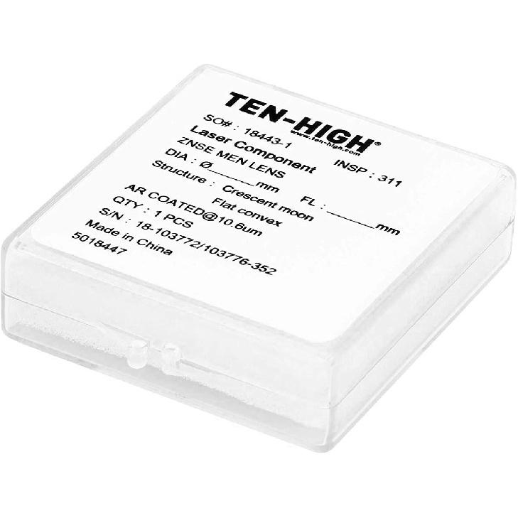 TEN-HIGH CO2 Laser Lens 15mm Laser Mirror CO2 Laser Focal Lens Laser Focus Lens, ZnSe for CO2 Laser Engraving Cutting Machine, Dia15mm FL50.8mm