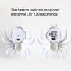 Halloween Light-up Spider Figurine Realistic Plastic Spider Animal Figure with LED Light for Halloween Indoor Outdoor Home Party Decor