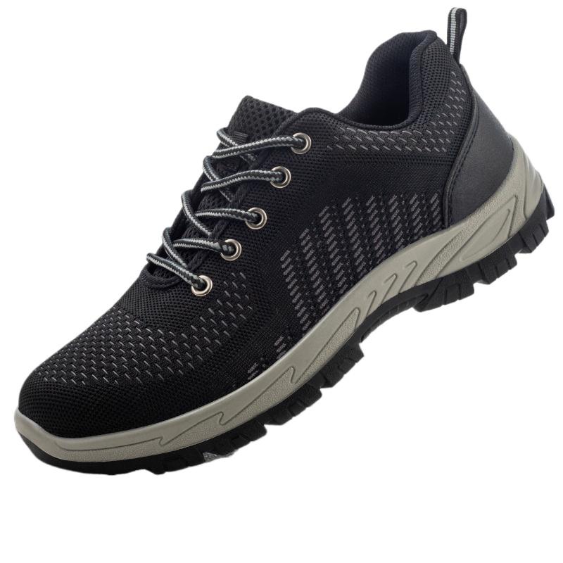 Ударопрочные и проколостойкие туфли для охраны труда, мужские защитные туфли с металлическим подноском, рабочая обувь