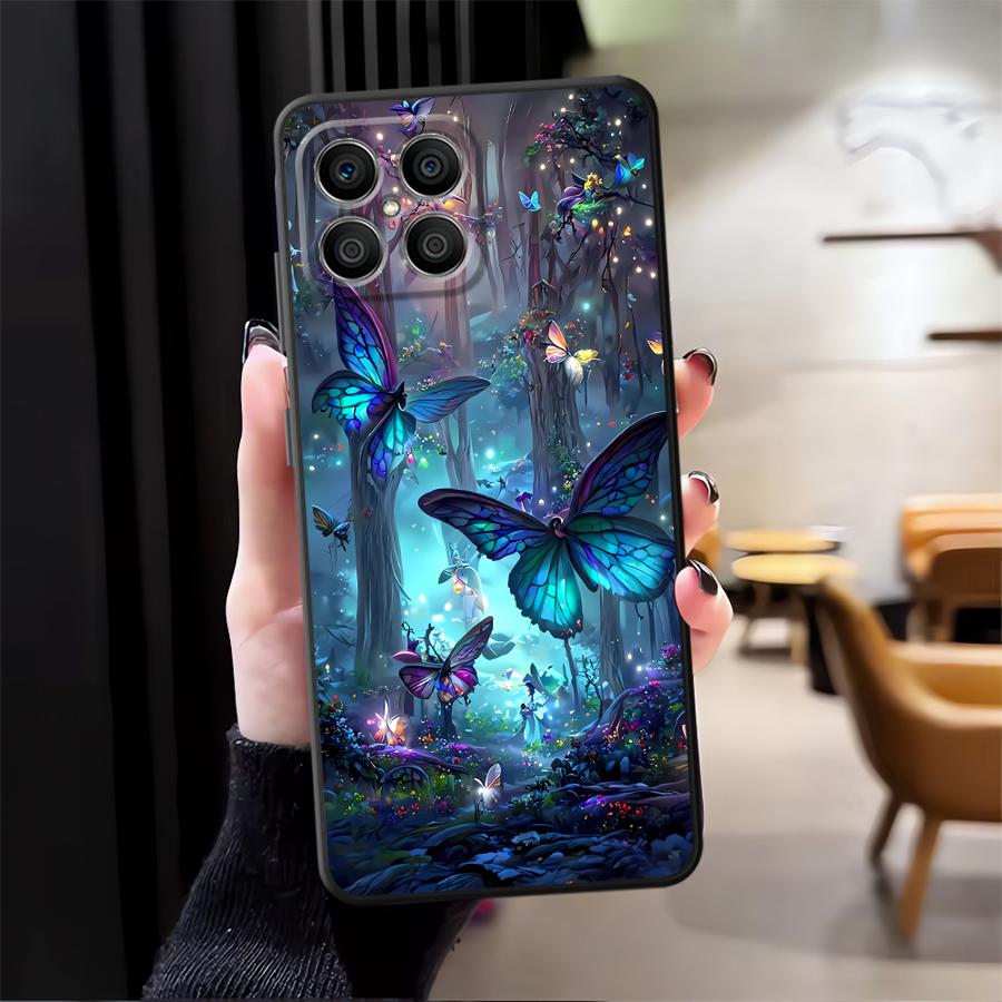 Funda Phone Cover Case for Honor X6 X7 90 70 X9a 200 400 Lite X5b 8X Magic5Lite X8 Dream Butterfly