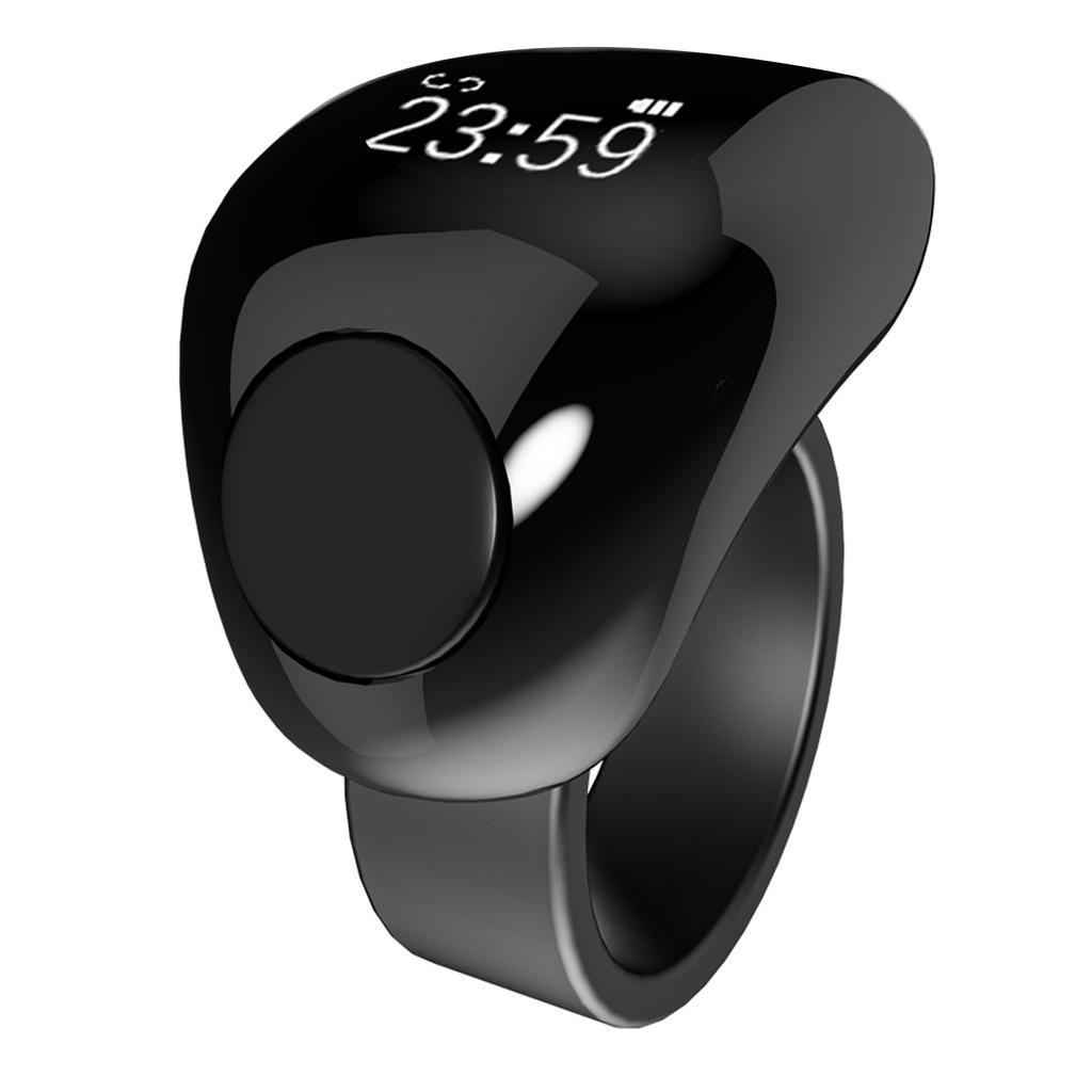 Цифровой счетчик Напоминание о молитвах Кольцо Водонепроницаемость Bluetooth 5.1 Регулируемый Умный будильник Кольцо-счетчик Тасбих