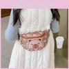 Printed Crossbody Capybara Chest Bag Children Cartoon Outdoor Leisure Waist Pack