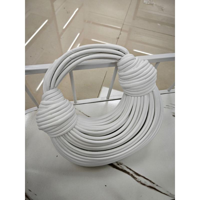 Hand Woven Knotted Noodles with Long Shoulder Straps Hand-wrapped Bag Light and Small