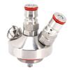 Мини-кег диспенсер для пива Комплект Диспенсер для пива из нержавеющей стали Шаровой Предохранительный клапан для кега 2 л/3,6 л/5 л