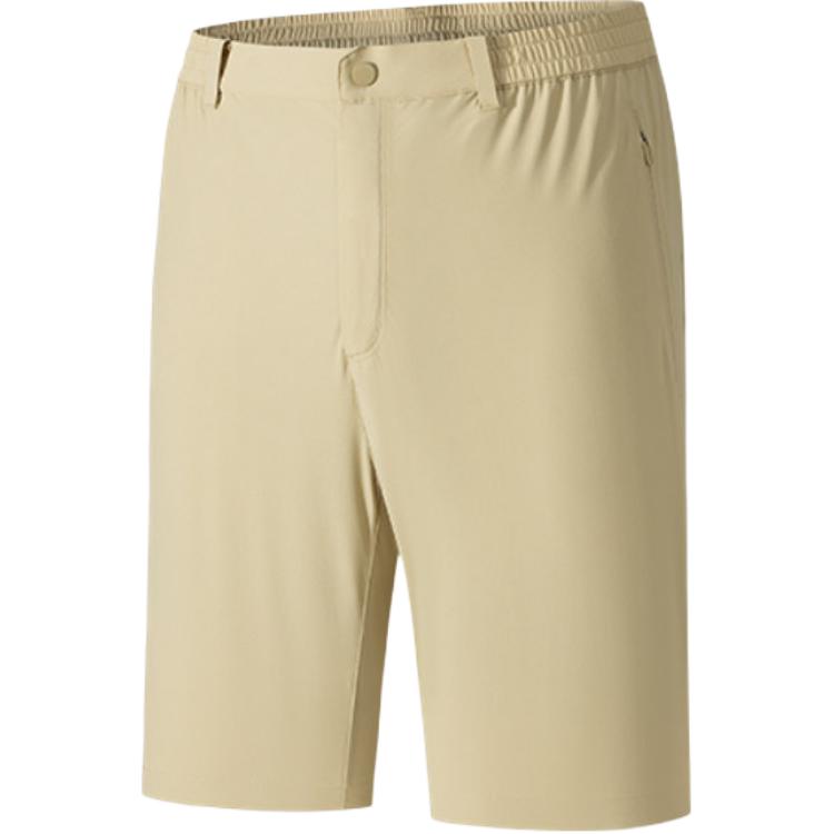 Anta Уличная серия Простые однотонные дышащие повседневные шорты Мужские шорты Хаки 152520513-3