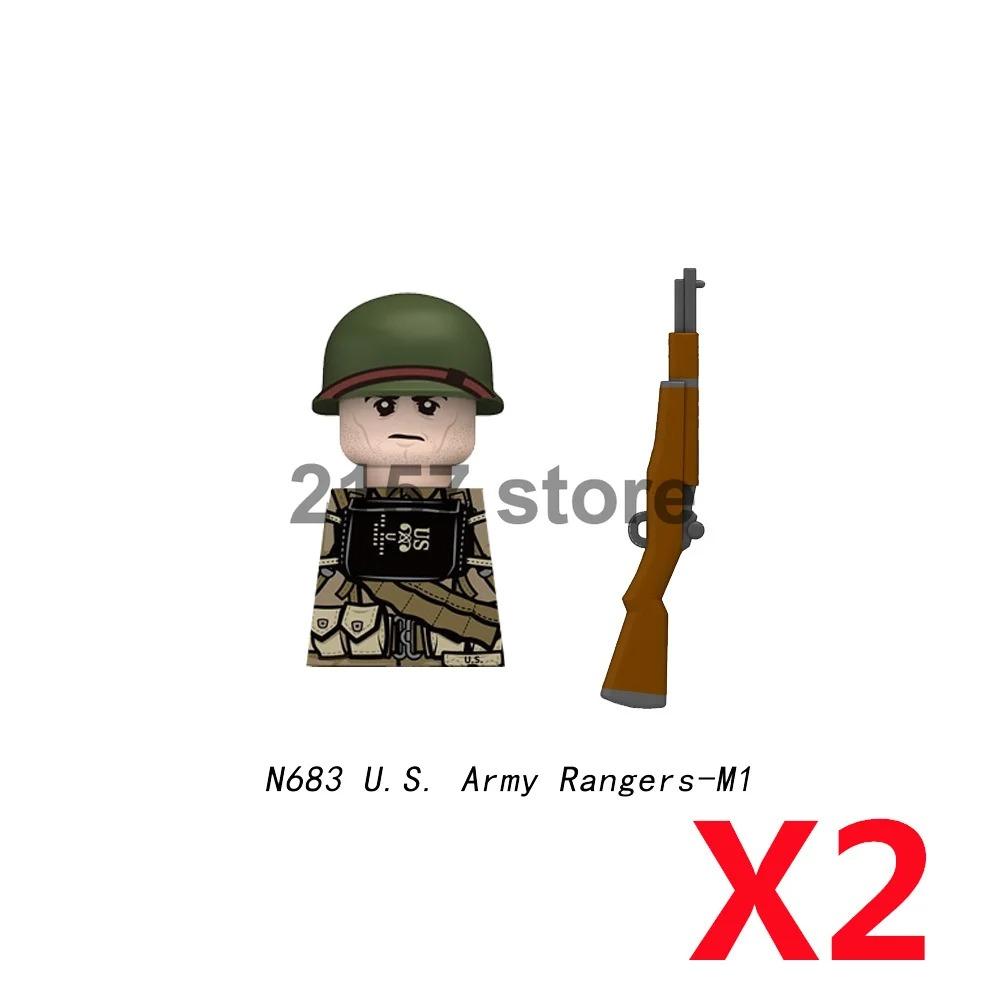 Военный Солдат Фигурка Строительный Блок Оружие Рейнджер Камуфляж Война во Вьетнаме US Special Forces KSK Медицинский Бандит Вор Игрушка Подарок