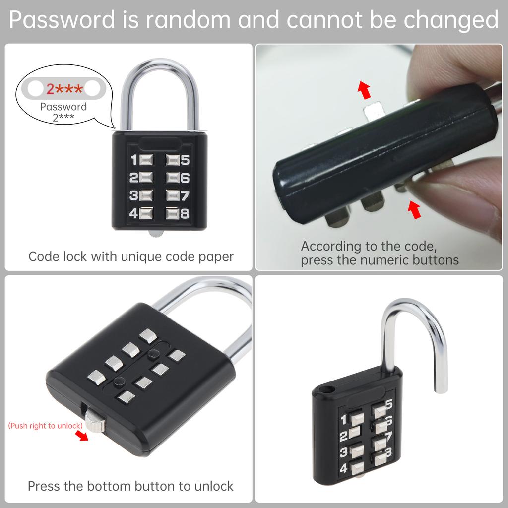 Блокирующая крышка из нержавеющей стали 304 для дверных ручек/рычагов/кранов/вентилей, центральное отверстие 30 мм с кодовым замком, предотвращает поворот и блокирует замочную скважину