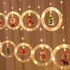 Christmas Decoration LED Light String Snowflake Snowman Santa Claus Christmas Tree String Light Xmas Tree Ornament for Home
