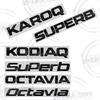 1 шт. Fabia Octavia TSI Scala Kodiaq Karoq 4X4 Kamiq Yeti Rapid Superb Буквы Логотип ABS Наклейки Значок Эмблема Заднего Багажника Автомобиля