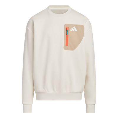 adidas Спортивный трикотажный свитшот, теплый, влагоотводящий, свободного кроя, с круглым вырезом, с длинными рукавами, детский топ KC0219