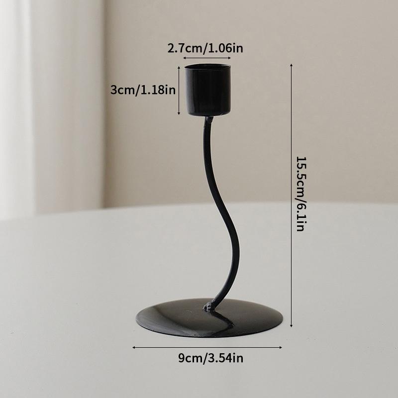 Минималистичный Винтажный Элегантный Стиль Железные Подсвечники Подсвечник Мода Свадебный Настольный Подсвечник Изысканный Подсвечник Настольный