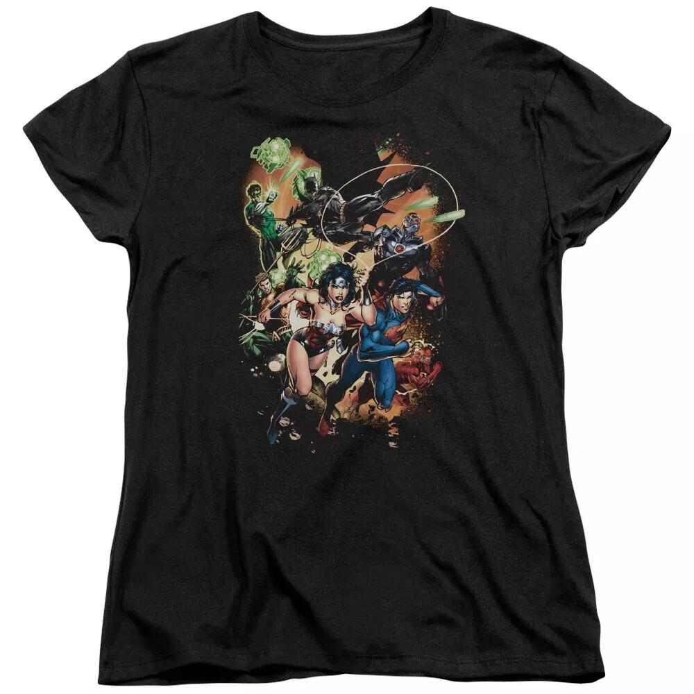 Justice League Of America "Battle Ready" Women's T-Shirt