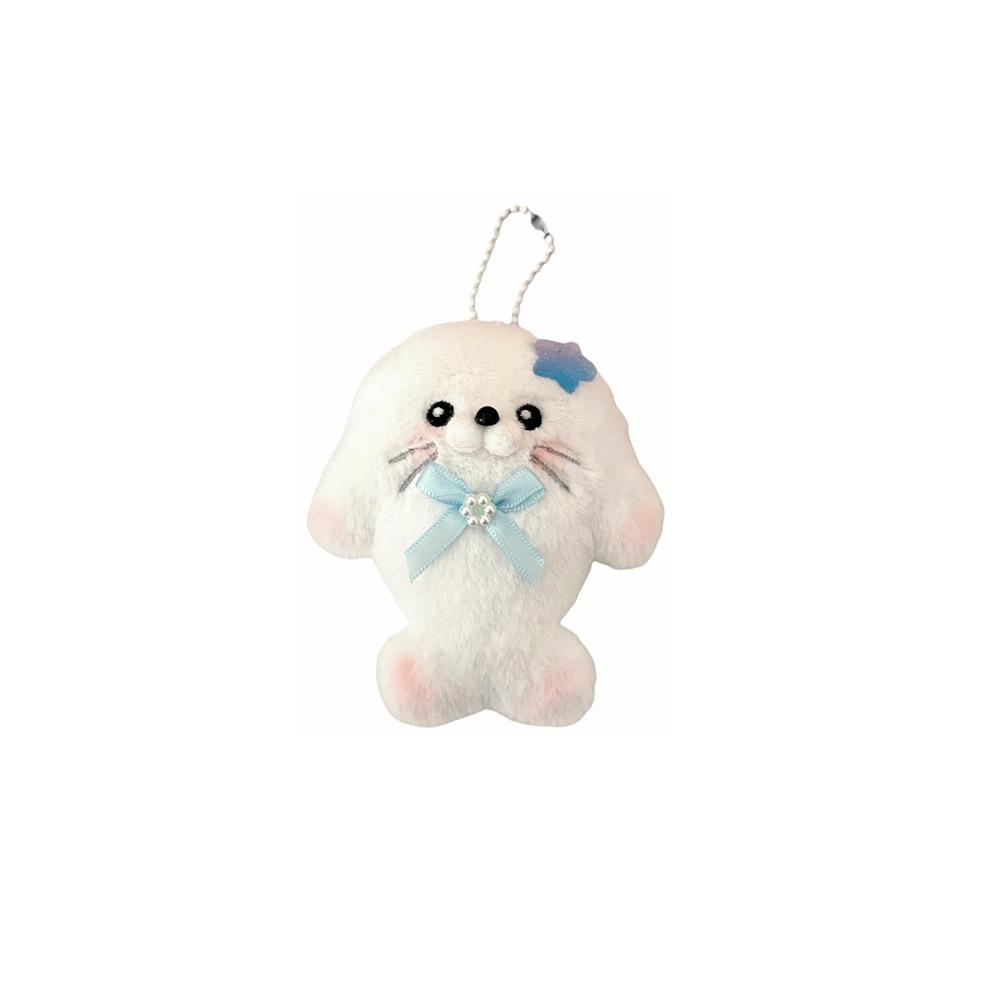 Chubby Plush Seal Pendant Kawaii Stuffed Doll Pendant Cute Fuzzy Seal Keychain Kids