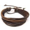 Hand-woven Hand Woven Bracelet Lace Up Multilayer Bracelet Leisure Fashion Leather Bracelet  Men