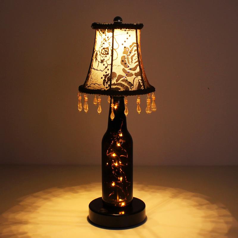 Перезаряжаемая светодиодная настольная лампа в скандинавском стиле для бара — ночник с эффектом создания атмосферы для отелей и ресторанов.