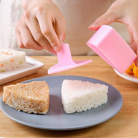 Large Triangle Sushi Mold Diy Onigiri Rice Ball Press Easy Release Food