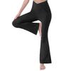 Women's Cross Waist Yoga Flare Pants - High Waist, Hip-Lifting, Abdomen Control, Elastic Wide-Leg Athletic Wear